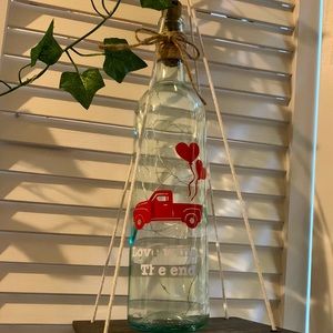 ‘Love Wins The End…’ Wine Bottle Lantern